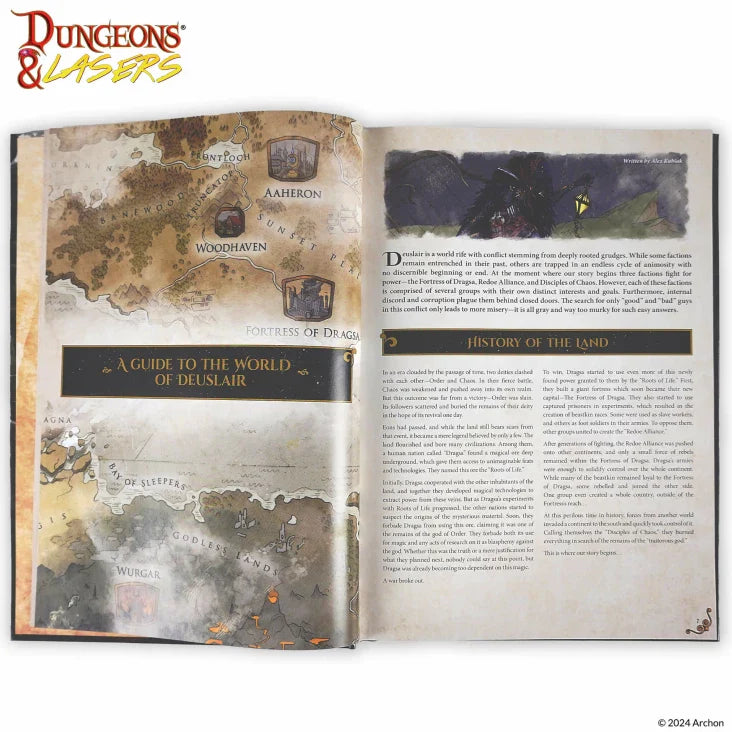 The World of Deuslair: RPG Campaign (hardcover) TTRPG Archon Studio